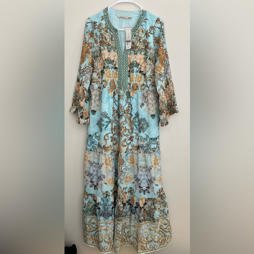 Soft Surroundings Baroque Maxi Dress 
Multi Floral - Picture 6 of 11
